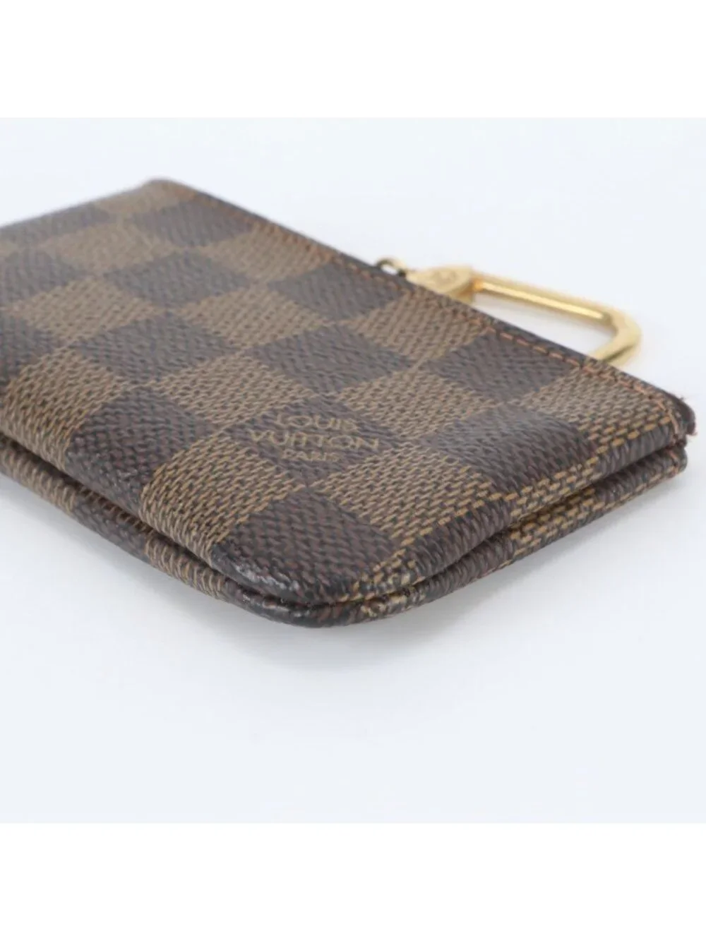 Louis Vuitton Damier Pochette Cles Leather Coin Purse